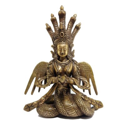 High-Quality Naga Kanya Statue – Bronze Finishing