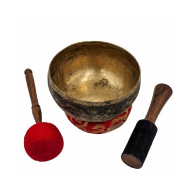 Kopre Singing Bowl | Hand-Beaten | Antique Finish | Optional Accessories