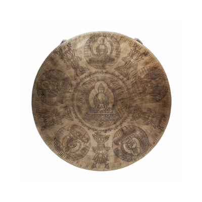 Handmade Gong, Bronze Chau Gong, Tam-tam Gong, Symphonic Gong With Pancha Buddha Etching